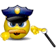 Polizei Smilies (14) Smiley – Polizei
